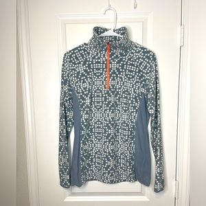 Columbia Light Grey Pullover Fleece Sweater